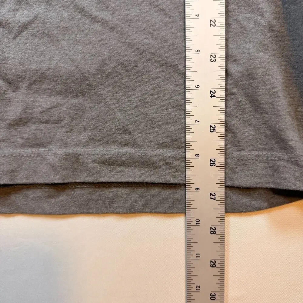 The North Face Men's Short Sleeve Box Graphic T Shirt Gray Size Small